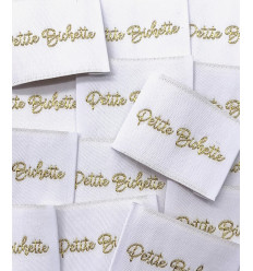 Petite Bichette - Étiquette tissée à coudre