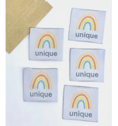 Unique - Étiquette tissée à coudre