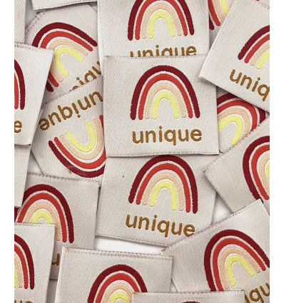 Unique - Étiquette tissée à coudre