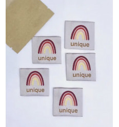 Unique - Étiquette tissée à coudre