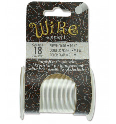 Calibre 18 - Bobine 9 m - Fil semi-dur 1,214 mm (résistant au ternissement)