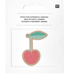 Ecusson cerise seul