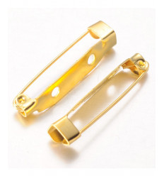 Support de broche - doré