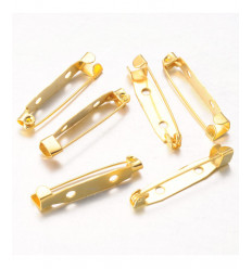 Support de broche - doré