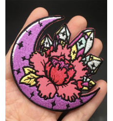 Ecusson cristaux de lune