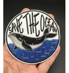 Ecusson Save the océan