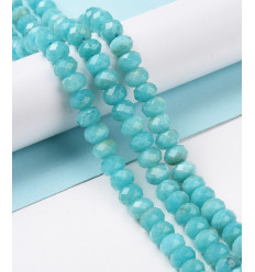 8x5mm - amazonite - Chapelet pierre