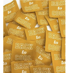 BACK TO COOL - Étiquette tissée à coudre