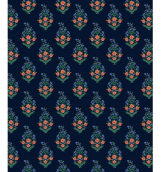 Tissu Rifle Paper - PAISLEY NAVY
