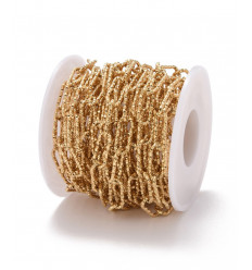 Chaine trombone sparkle acier inoxydable (10cm)