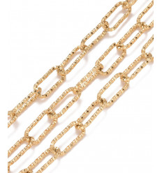 Chaine trombone sparkle acier inoxydable (10cm)