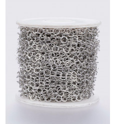 Chaine gros maillon rond acier inoxydable (10cm)