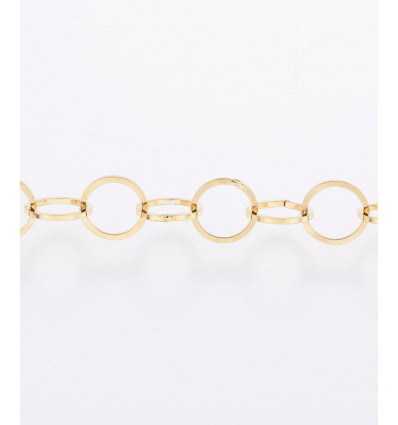 Chaine gros maillon rond acier inoxydable (10cm)