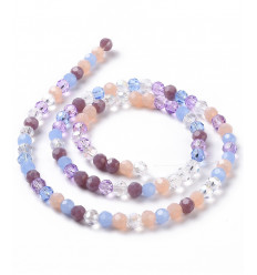 5,5mm - Chapelet perle en verre