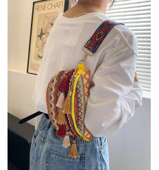 25mm - Kit attache banane - mousquetons+étrier+boucles demi-lune