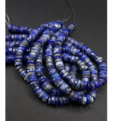 Lapis lazuli - Chapelet de heishi à facettes