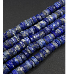 Lapis lazuli - Chapelet de heishi à facettes