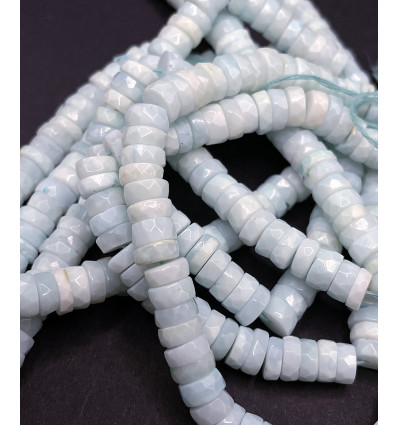 Opale Péruvienne - Chapelet de heishi à facettes