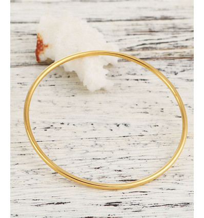 Bracelet jonc taille M - acier inoxydable