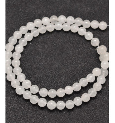 6mm - jade blanc - Chapelet pierre
