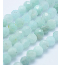 4mm - amazonite - Chapelet pierre