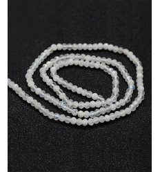 3mm - pierre de lune - Chapelet pierre