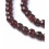 4mm - Chapelet pierre facette - grenat