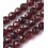 4mm - Chapelet pierre facette - grenat