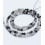 2mm - quartz rutile noir - Chapelet pierre