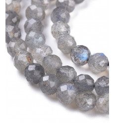 4mm - labradorite - Chapelet pierre