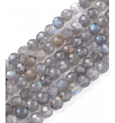 4mm - labradorite - Chapelet pierre