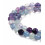 4mm - Chapelet pierre facette - fluorite