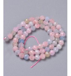 6mm - morganite - Chapelet pierre