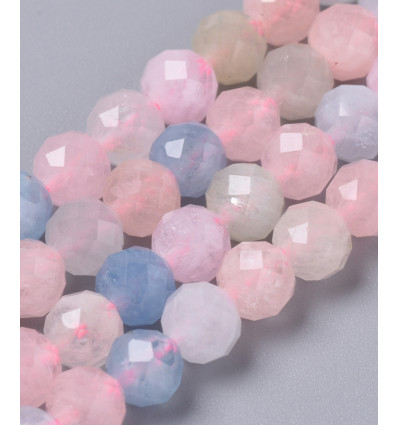 6mm - morganite - Chapelet pierre