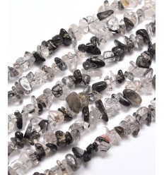 Quartz rutile - Chapelet pierre chips