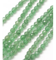 3mm - aventurine verte - Chapelet pierre