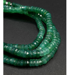 onyx vert - Chapelet de heishi à facettes