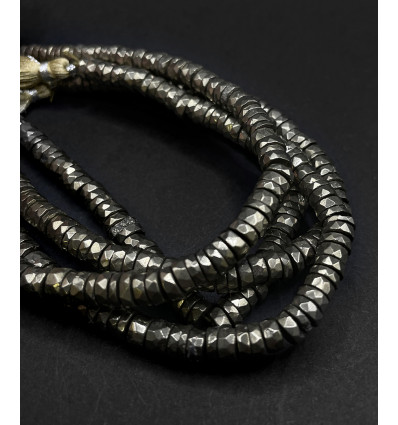 Pyrite - Chapelet de heishi à facettes