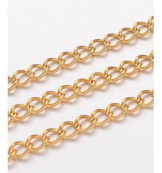 10m - Bobine chaine de ralonge inoxydable