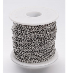 10m - Bobine chaine de rallonge inoxydable