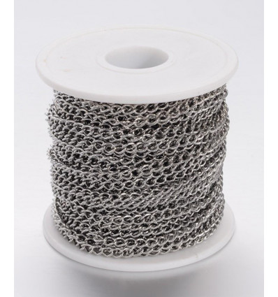 10m - Bobine chaine de rallonge inoxydable