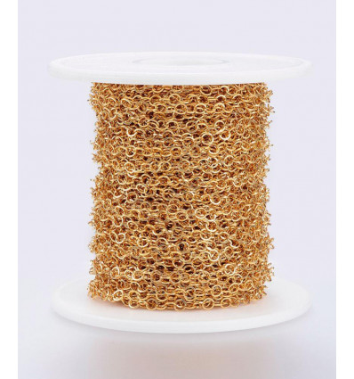 10m - Bobine chaine petits maillons ronds inoxydable