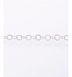 10m - Bobine chaine petits maillons ronds inoxydable
