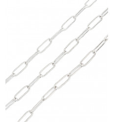 10m - Bobine Chaine trombone strillées inoxydable