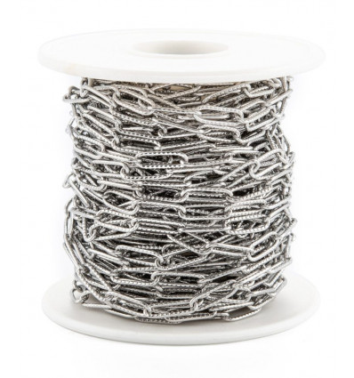 10m - Bobine Chaine trombone strillées inoxydable