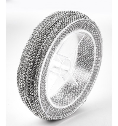10m - Bobine Chaine rolo inoxydable