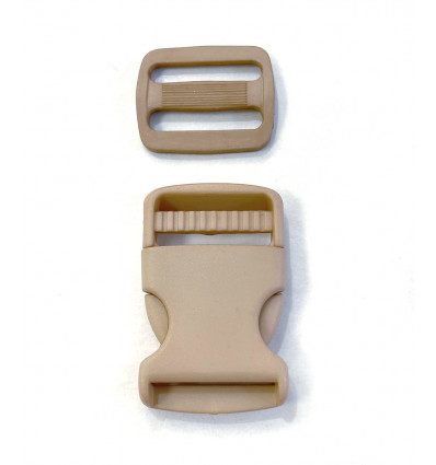 30mm - Boucle clip pour banane + coulisse