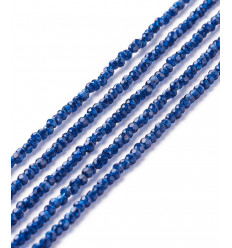 2mm - Chapelet perle en verre à facettes