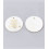 23x23mm - Pendentif médaille en nacre (1pc)