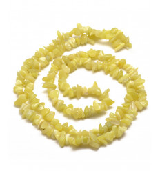 Jade citron - Chapelet pierre chips
